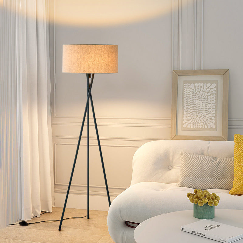 Stehlampe aus Seide