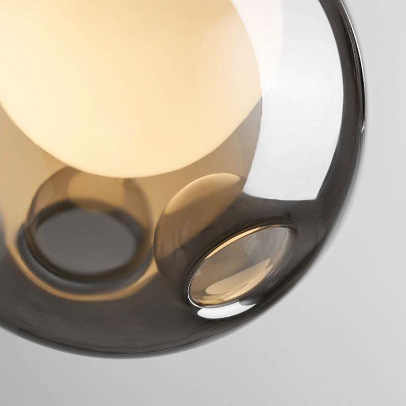 Italienische Glas-Pendelleuchte