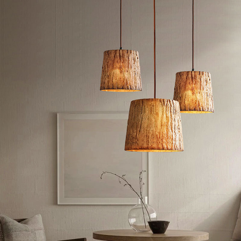 Wood Log Pendelleuchte