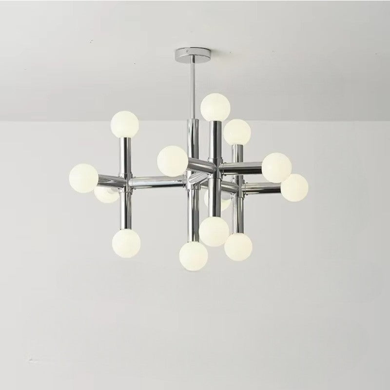 Bauhaus-Kronleuchter aus Metall