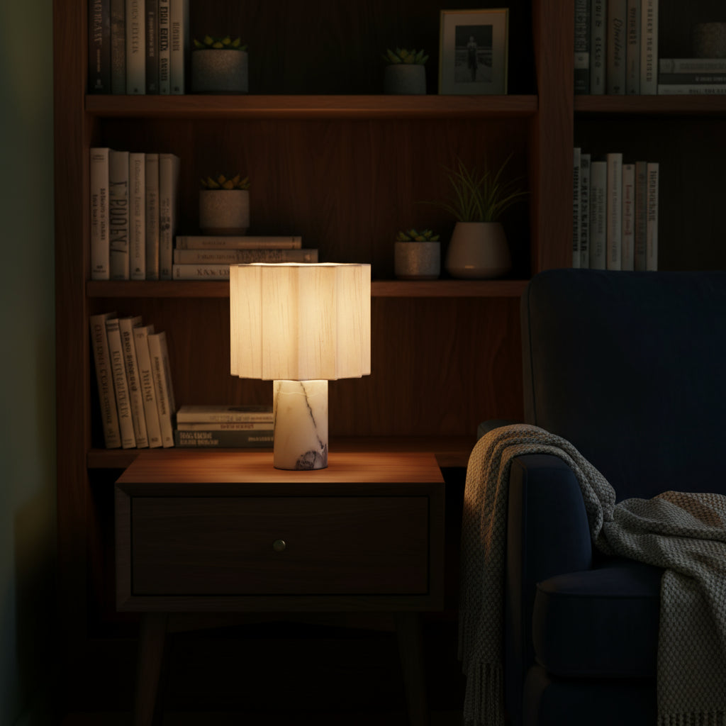 Mirna Marmor Tischlampe