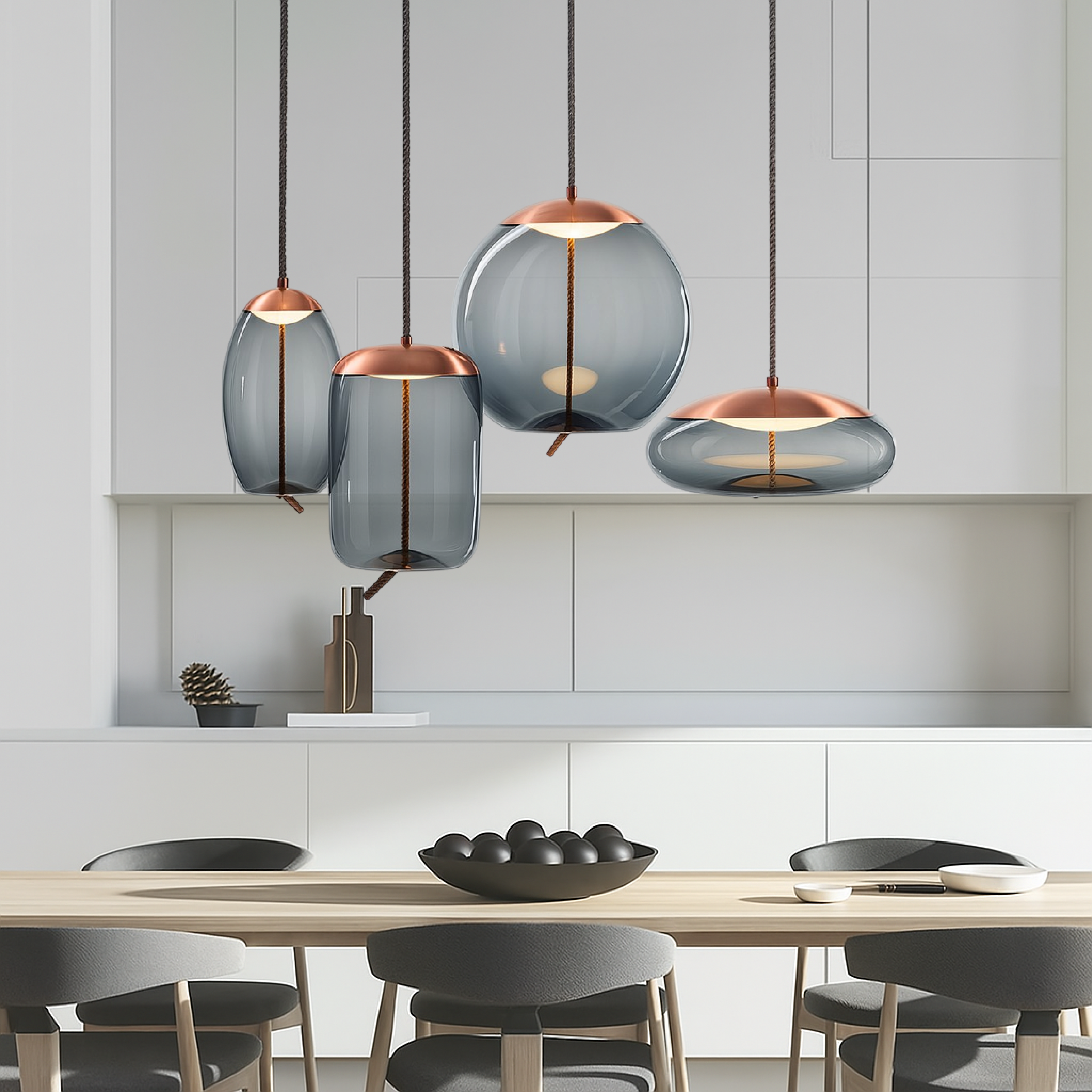Hempoire Pendelleuchte Rose Gold