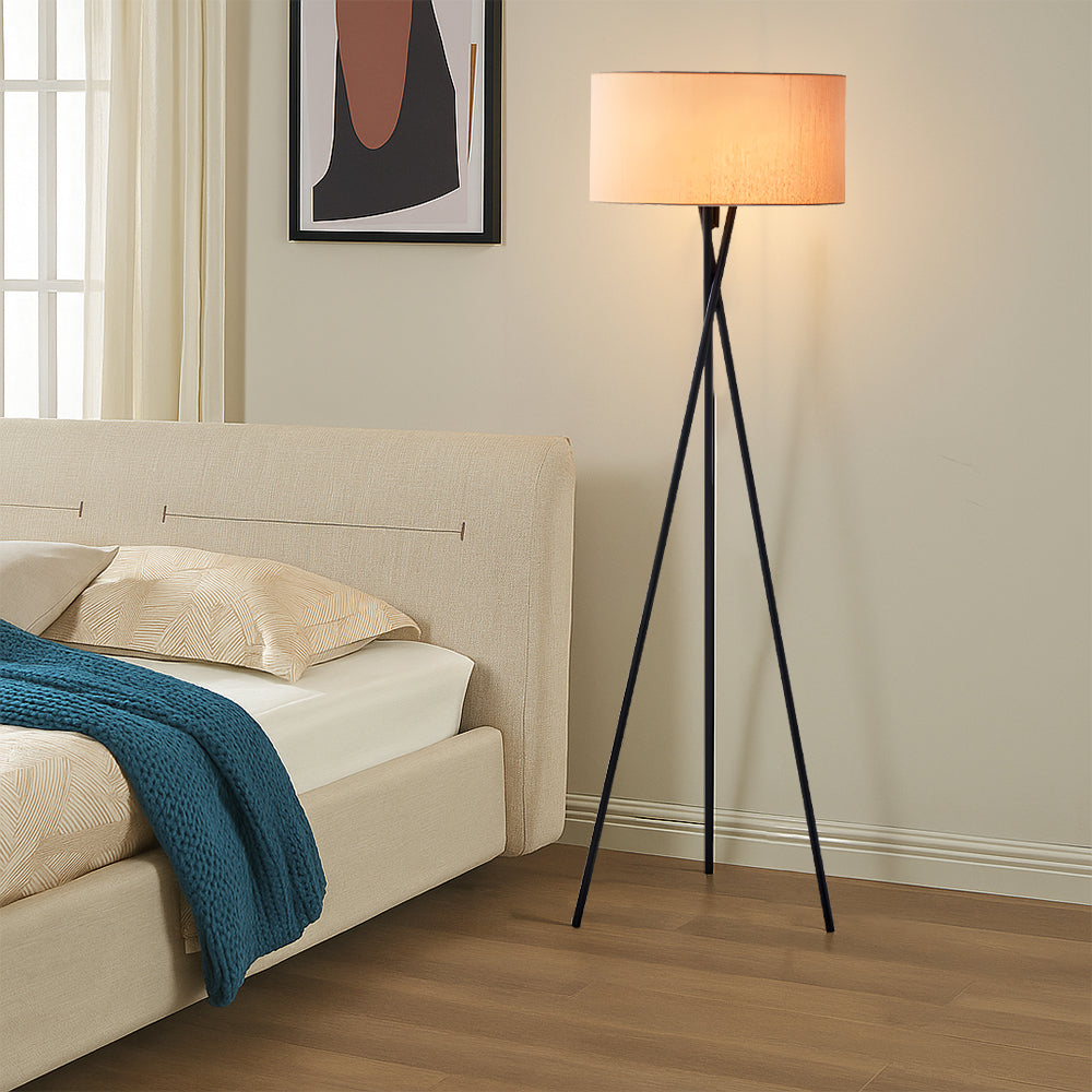 Stehlampe aus Seide