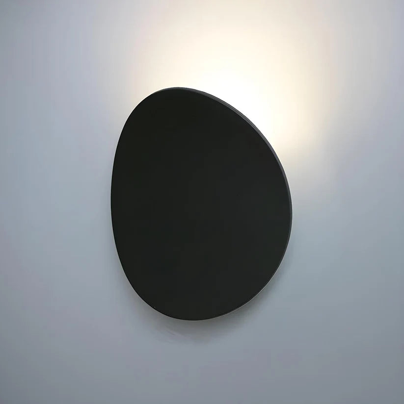 Scheibe Metall Wandleuchte