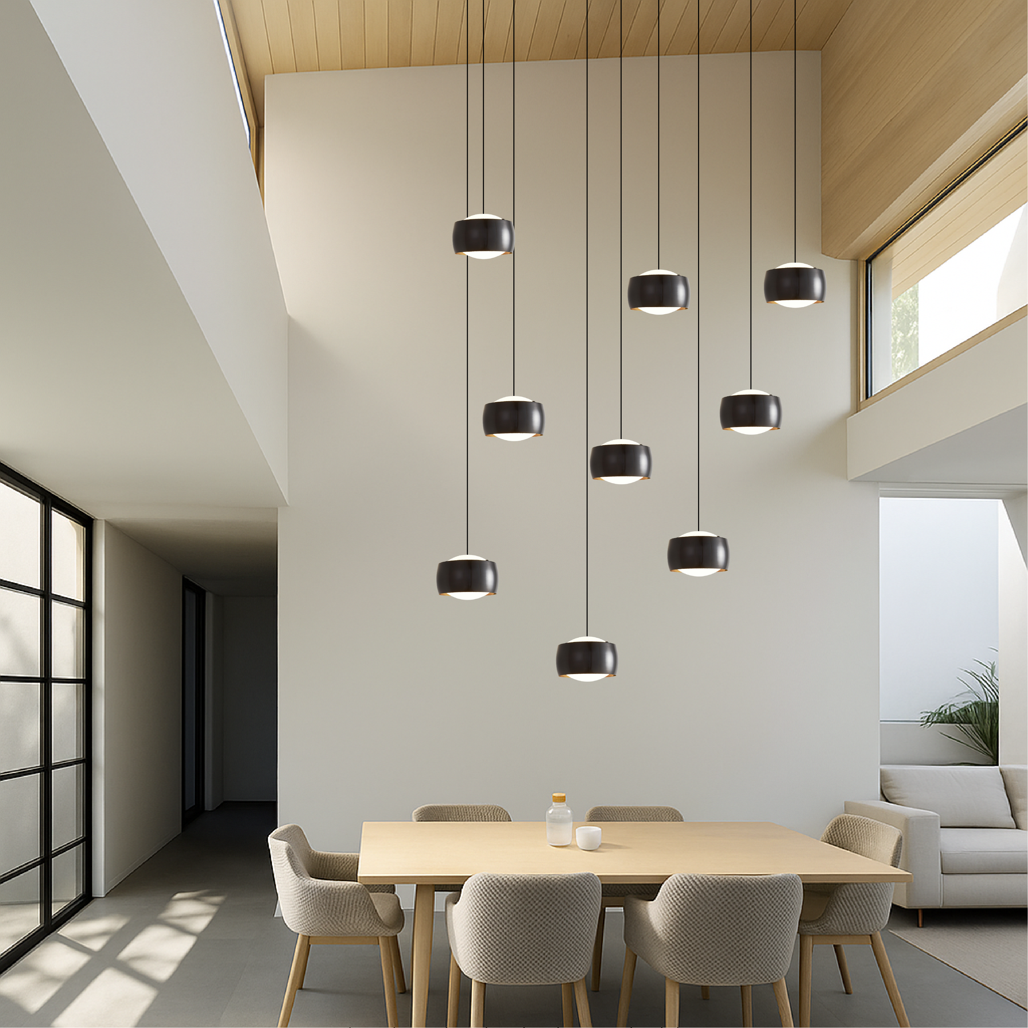 Nordic LED-Treppenlüster