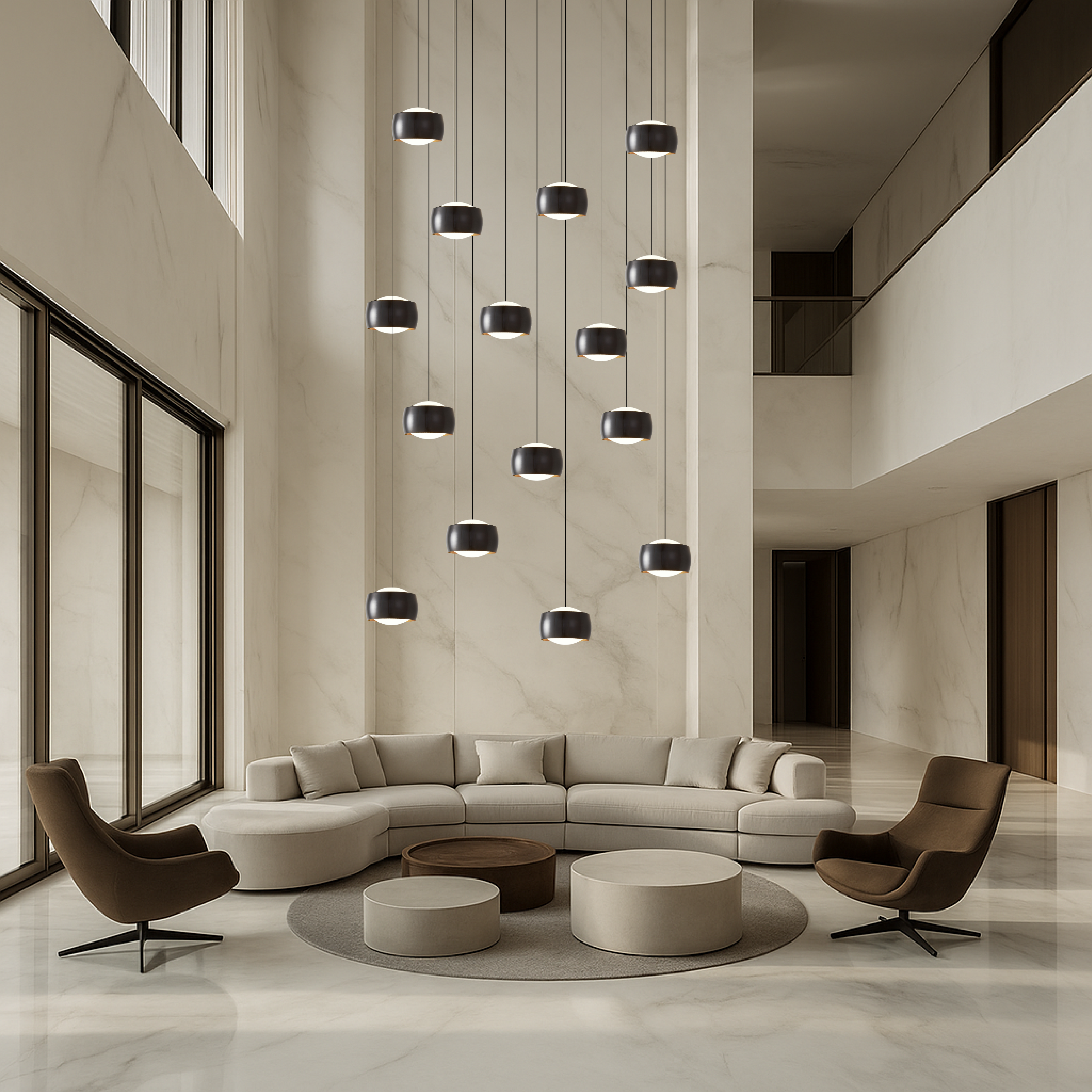 Nordic LED-Treppenlüster