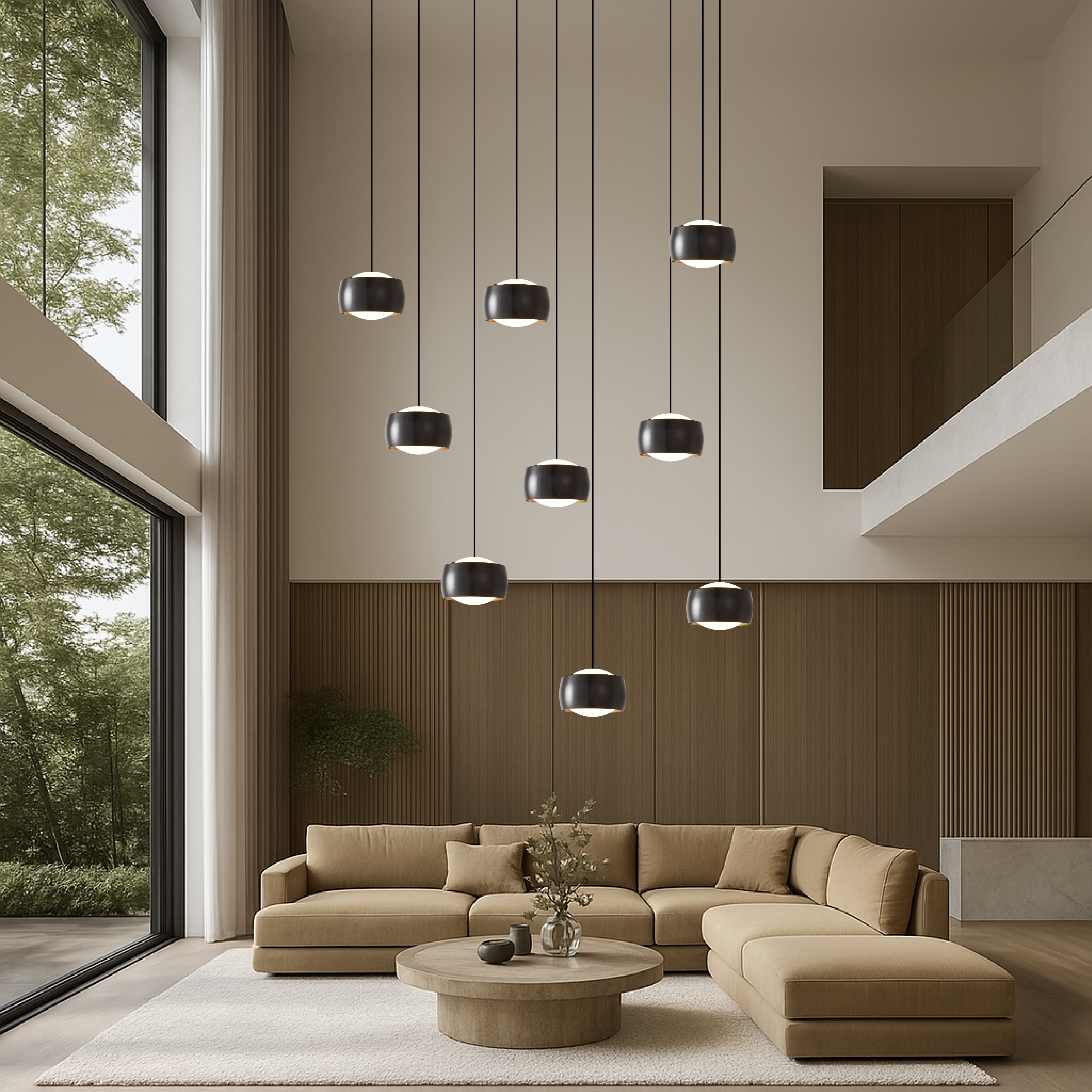 Nordic LED-Treppenlüster