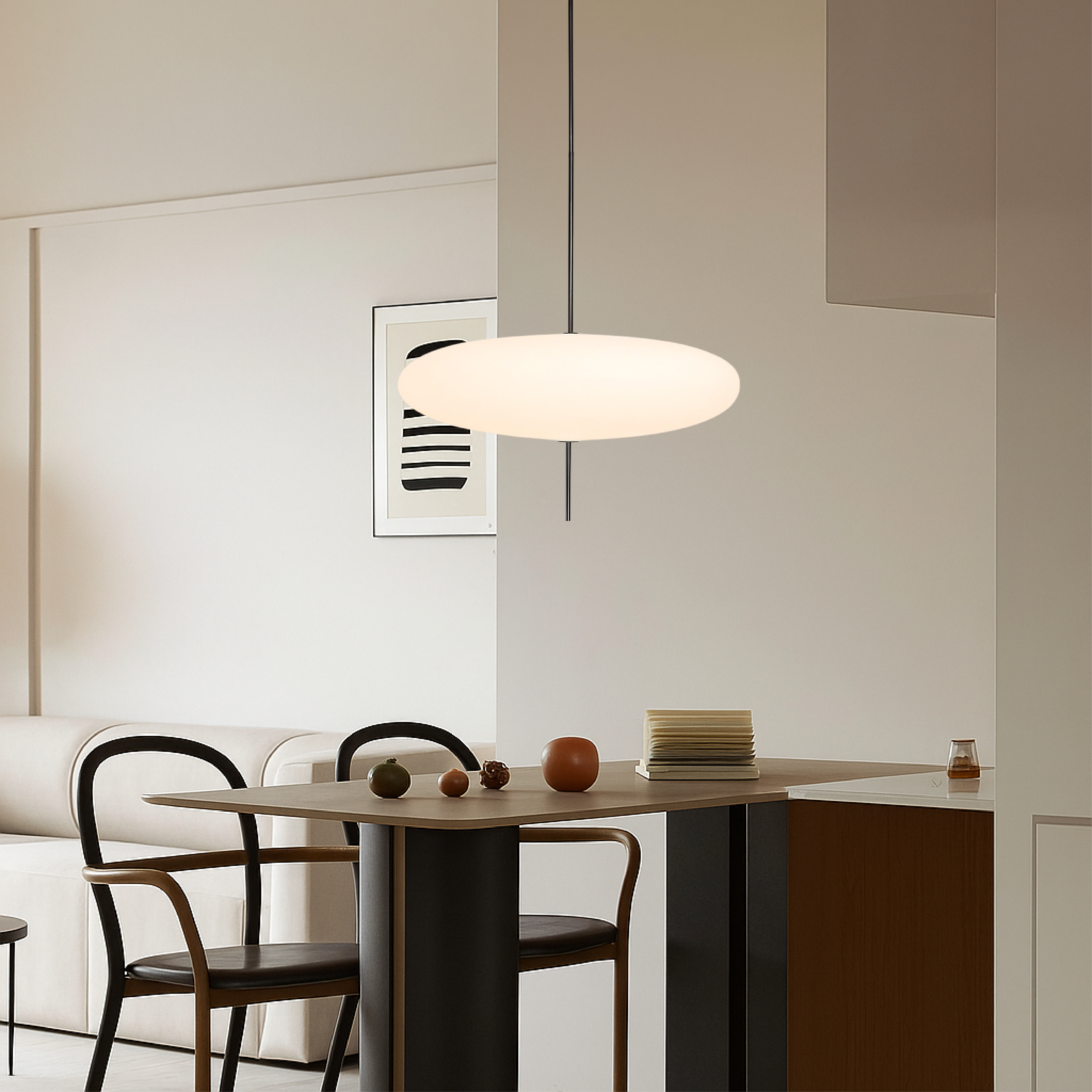 Dänische Bauhaus Pendelleuchte