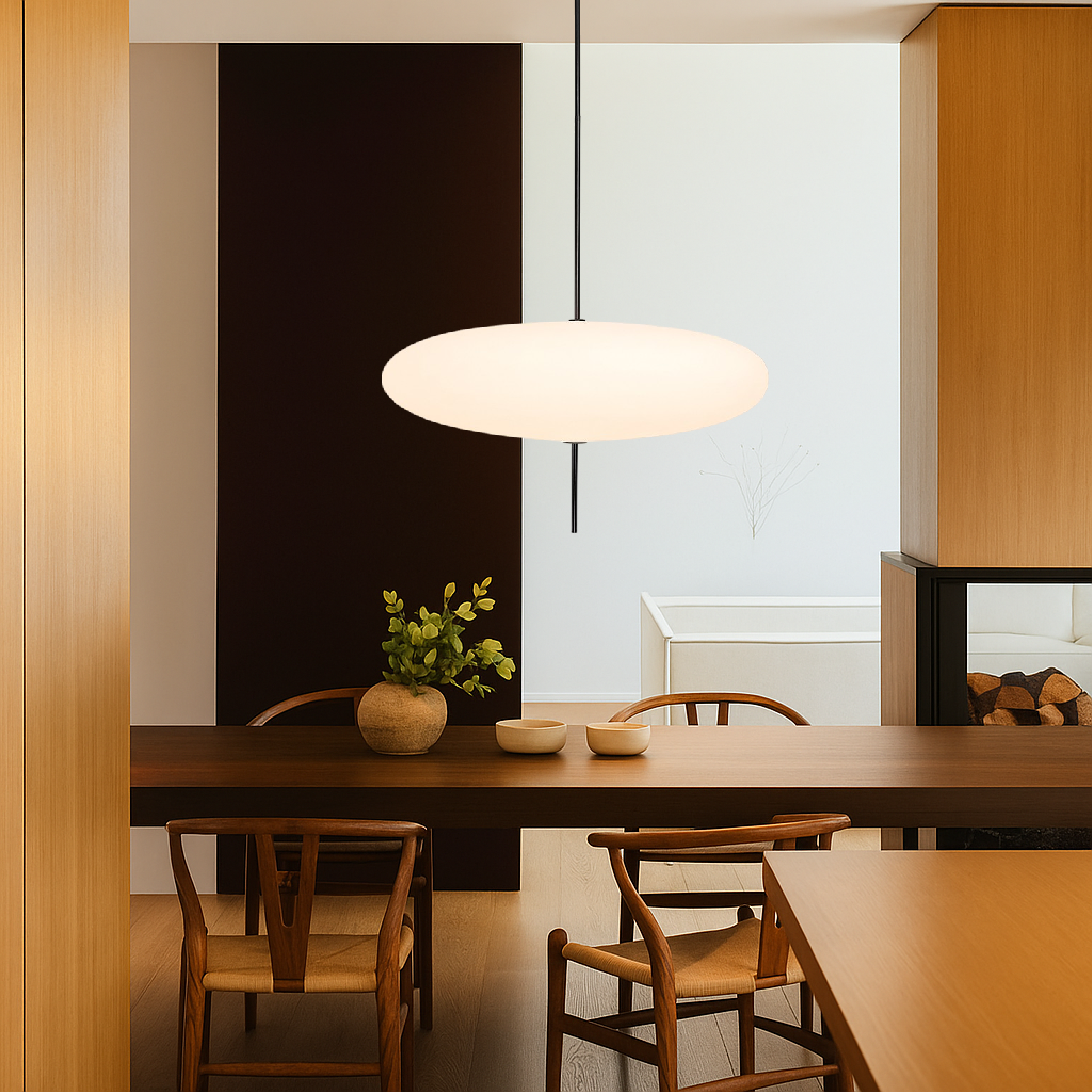 Dänische Bauhaus Pendelleuchte