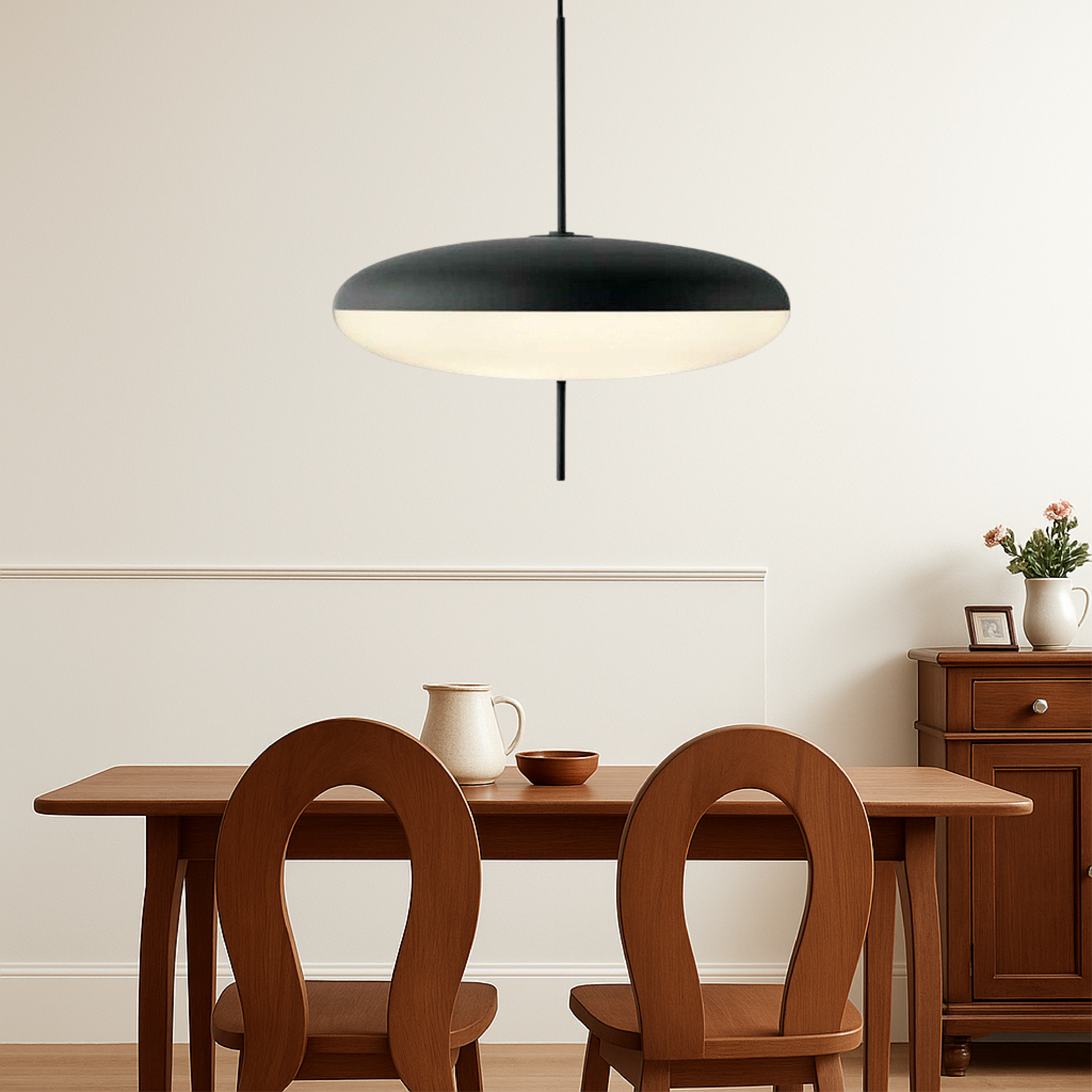 Dänische Bauhaus Pendelleuchte