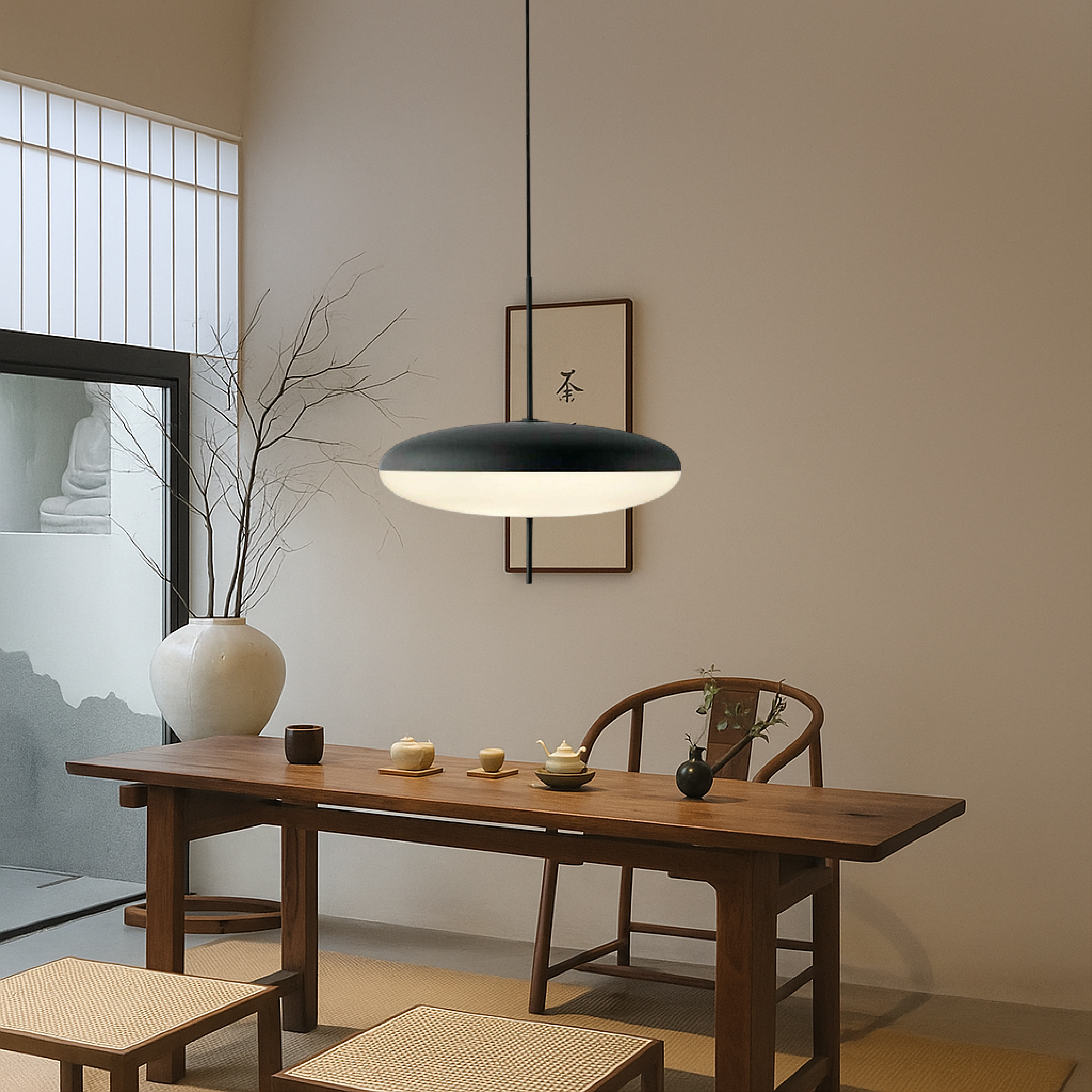 Dänische Bauhaus Pendelleuchte