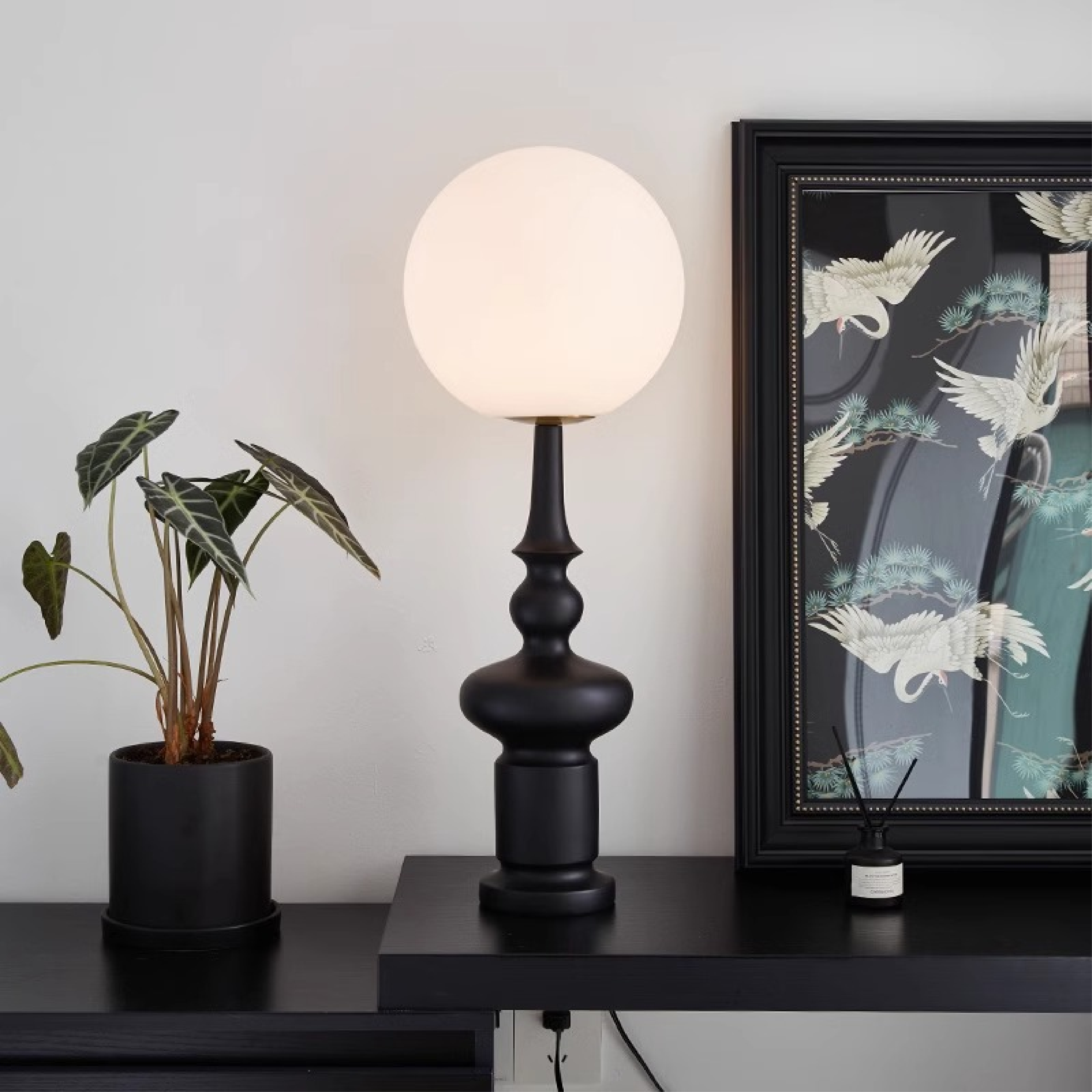 Bauhaus Stehleuchte Schwarz
