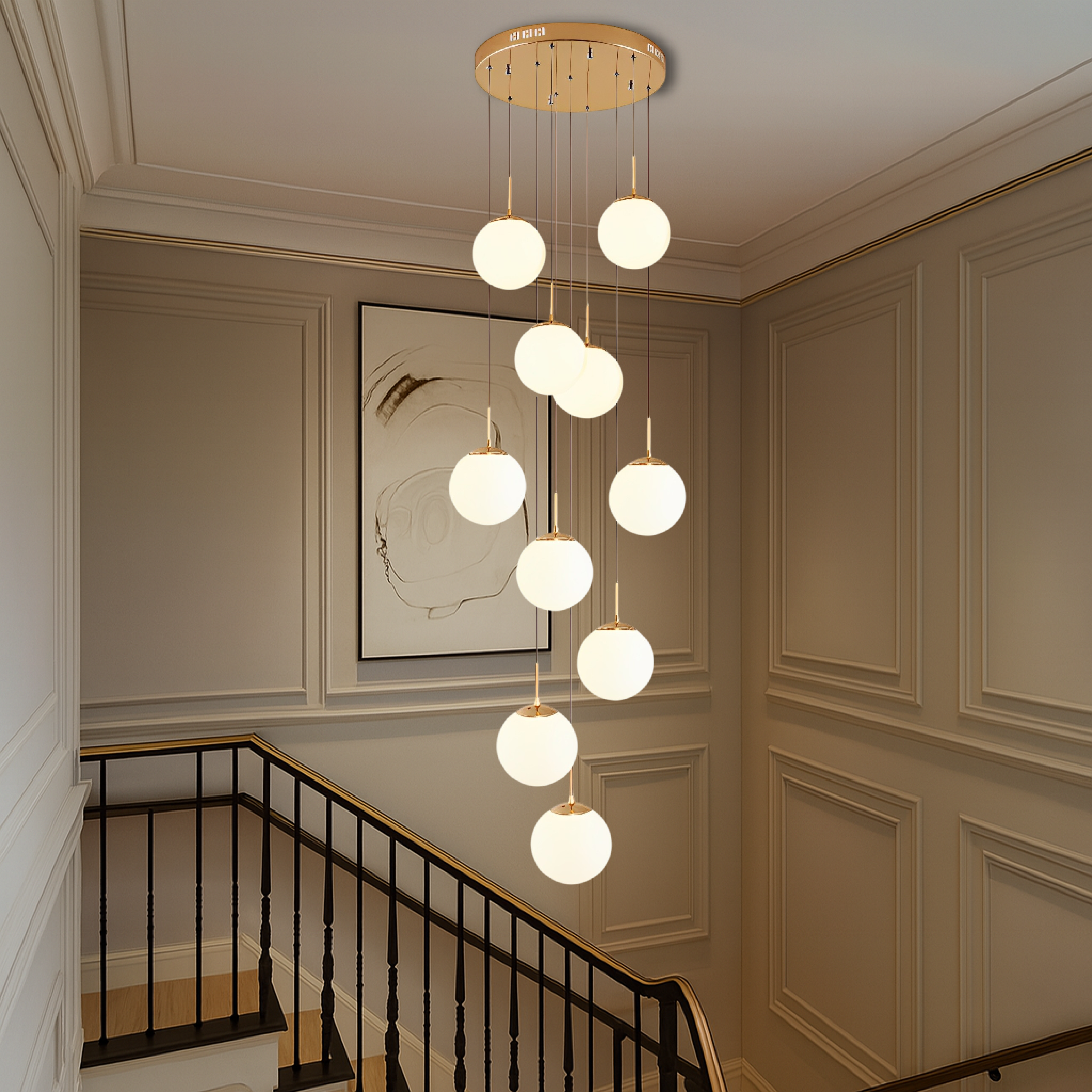 Nova Nordic Staircase Kronleuchter