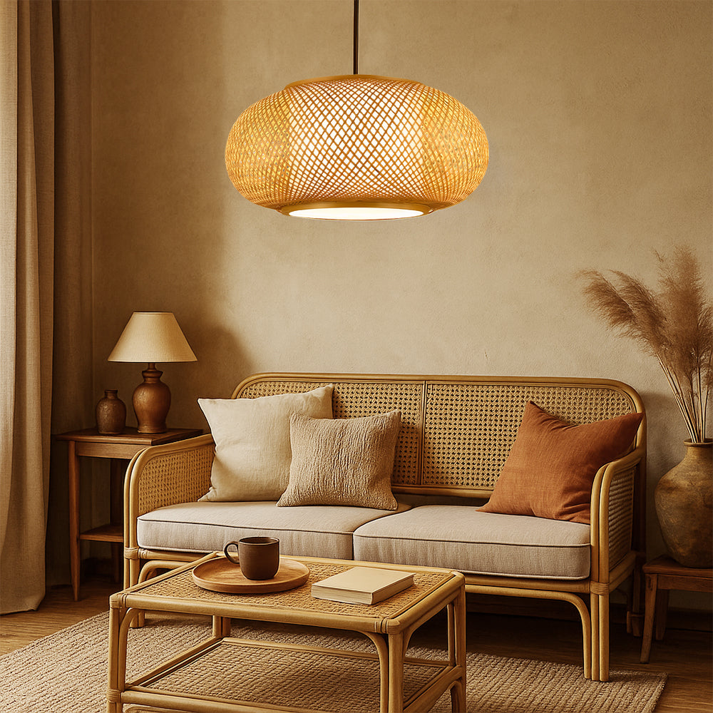 Hansens Bamboo Pendelleuchte