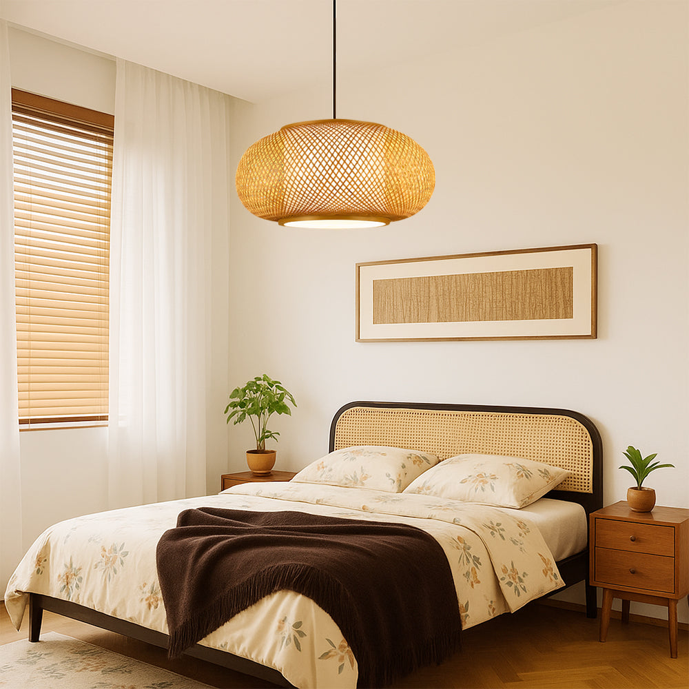Hansens Bamboo Pendelleuchte