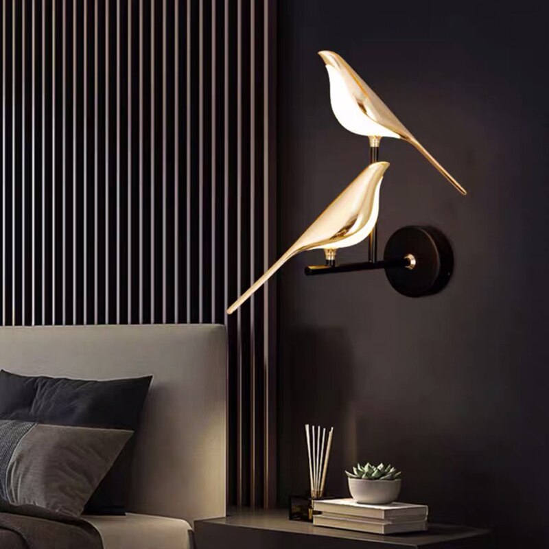 MrBird's Moderne Wandleuchte in Form von Vögeln