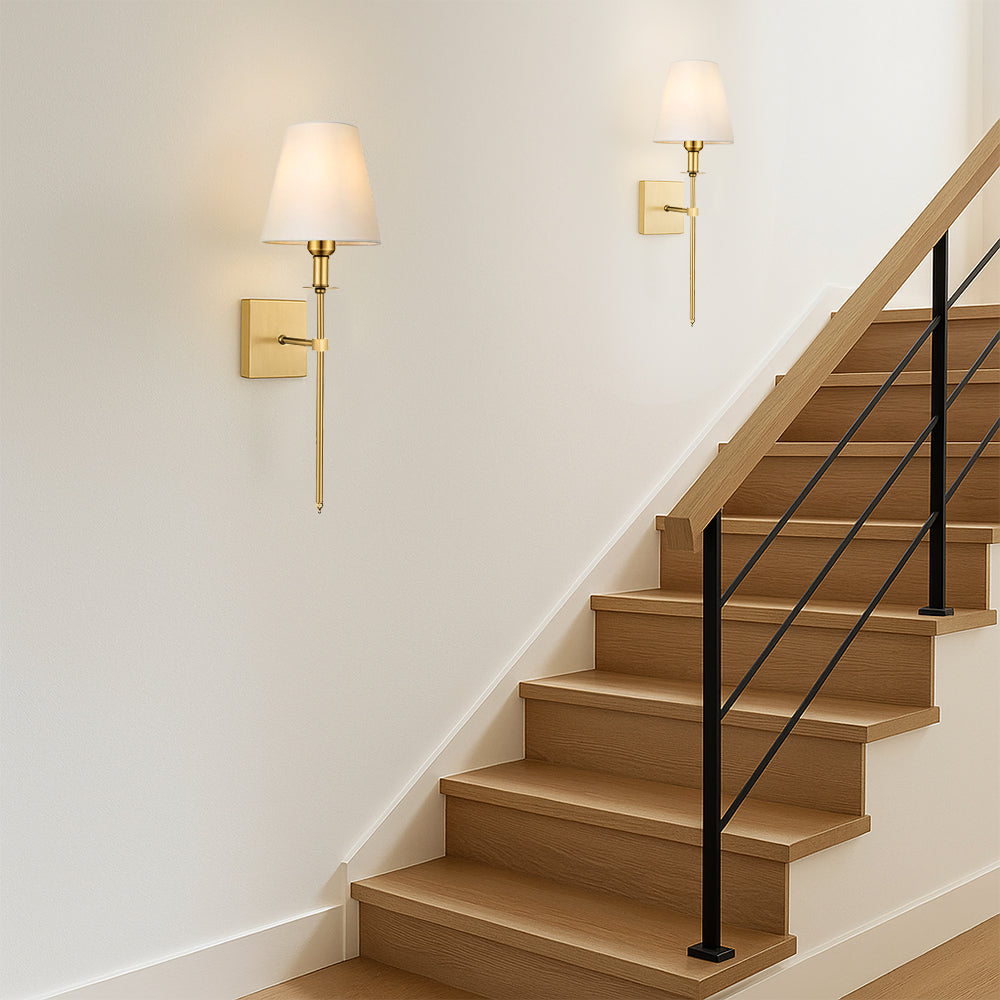 (2er-Pack) Verdrahtete Wandleuchte